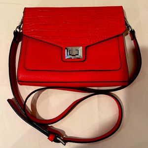 Authentic Steven Madden Red leather crossbody bag